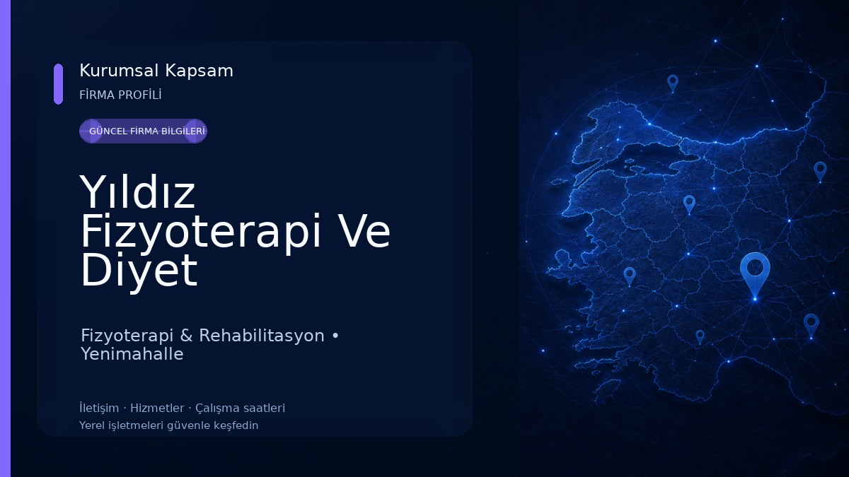 Yıldız Fizyoterapi Ve Diyet Danışmanlık Merkezi Fizyoterapi & Rehabilitasyon
